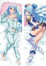 Aqua KonoSuba Anime Body Pillow Waifu Hoes Dakimakura Kussen Case 104
