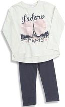 Minikidz - Meisjes Kledingset - Legging en Shirt - J'adore Paris - Maat 4-5 jaar