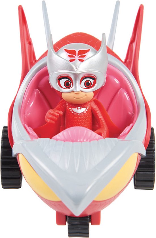 Carrière Veilig Gering PJ Masks Pyjamahelden Voertuig Turbo Racer met figuur Owlette - Speelfiguur  | bol.com