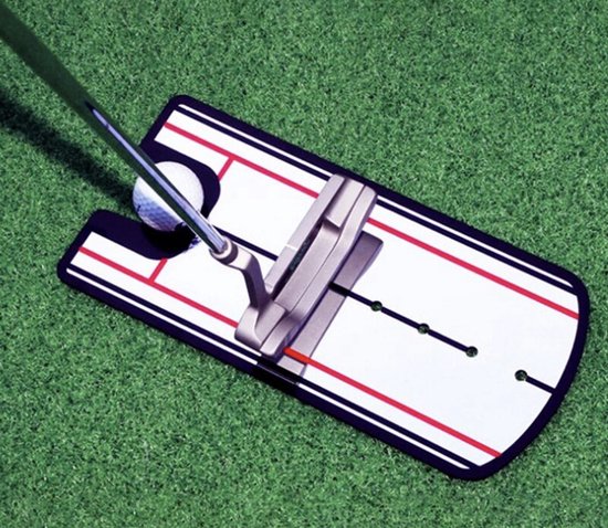 Putterspiegel - STEVIGE Putting trainer - Golftrainingsmateriaal - Practice - Golf accessoires - Putter Spiegel - Swing - Golfballen - Sport - Training - Cadeau - Trolley - Golfset - Trainingsmaterialen - Putten - Mat - Net - Tees - Bal - ATHLIX — afbeelding 2
