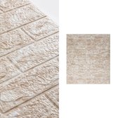 Pico NL® Muursticker Baksteen set van 10 stuks - Tegelsticker Zelfklevend - 3D Plaktegels - 77 x 70 cm