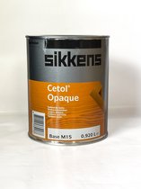 Sikkens Cetol Opaque | Base M15 | Dekkende Beits | 14-16m² | Duurzame Dekkende Beits voor Geveltimmerwerk, Goed Hechtend, Vochtregulerend en Blijvend Elastisch | 920ml