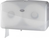 toiletroldispenser mini-duo jumbo 40 cm wit