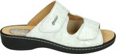 Hickersberger 7170 - Volwassenen Dames slippers - Kleur: Wit/beige - Maat: 40