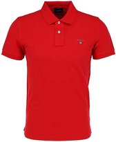 Gant Heren Polo Rood maat L