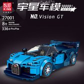 Mould King 27001 Speed Models - Bugatti Vision GT - 336 onderdelen met vitrine - Lego Compatibel - Bouwdoos