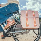 gofluo. Sig Fietstas - Set van 2 - Reflecterende Tassen - Old rose - One size