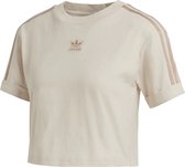 adidas Originals Cropped T-Shirt T-shirt Vrouwen beige FR38/DE36