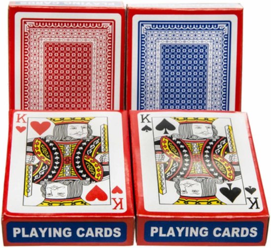 6x paquets de cartes à jouer 54 pièces - jeux de cartes de poker