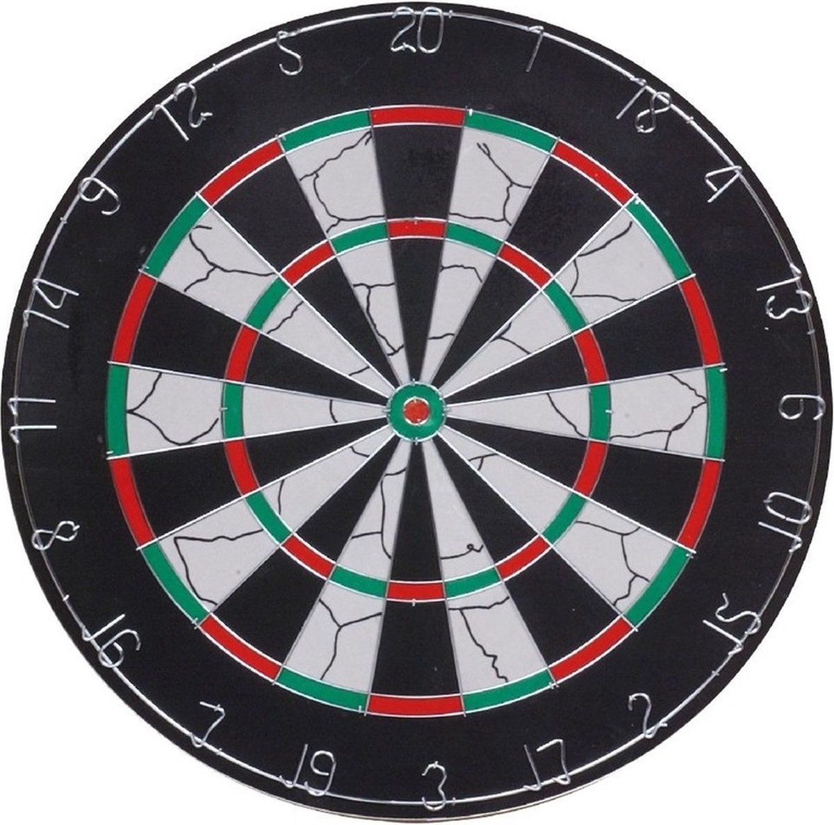 Dartbord Longfield set - Dia 45 cm - met 6 dartpijltjes van 18 gram