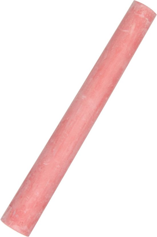 Een roze krijtje.