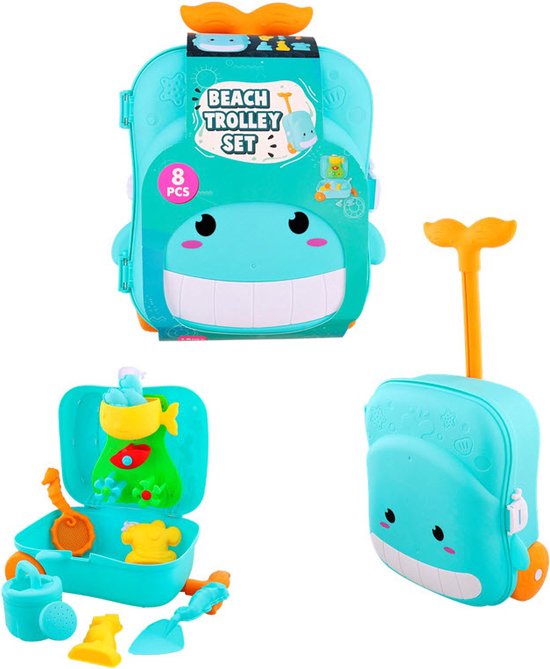 Afbeelding van het spel Cadeau - Speelgoed 1 - 2 - 3 - 4 jaar - trolley voor kinderen handbagage - strandspeelgoed
