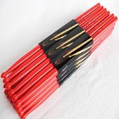 Drumstok-Drumstokken 5 B Ahorn ( gewoon) Rood