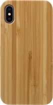 Peachy Houten Bamboe case iPhone X XS hoesje - Echt hout