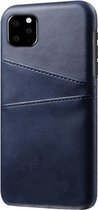 Peachy Duo Cardslot Wallet Portemonnee iPhone 11 Pro Max hoesje - Blauw Bescherming