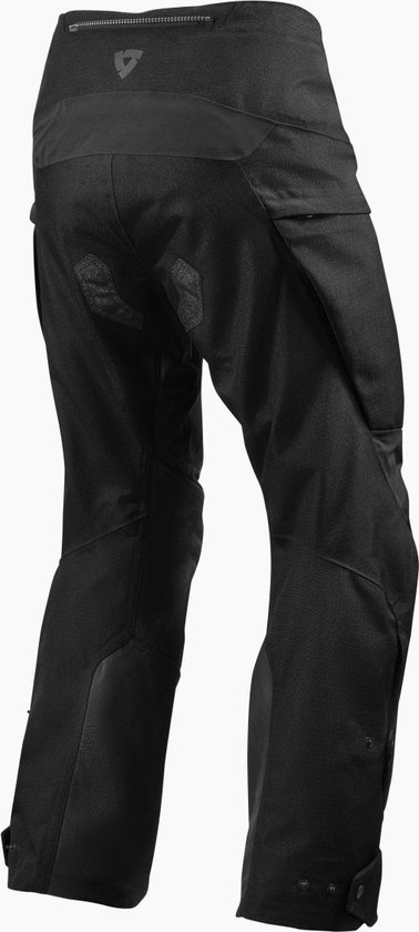 REV'IT! Component H2O Standard Black Motorcycle Pants 2XL - Maat