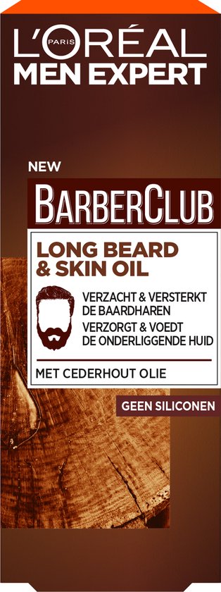 L’Oréal Paris Men Expert L'Oréal BarberClub Long Beard & Skin Oil Baardolie - 30 ml