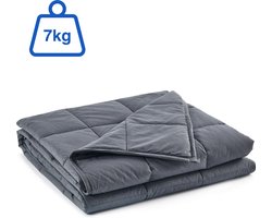 Vivid Green Verzwaringsdeken 7 kg - Weighted Blanket - Zwaarte - Verzwaarde Deken - 4 Seizoens - Grijs