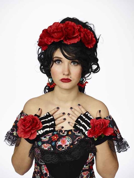 Day of the Dead accessoires verkleedset