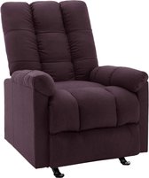 Fauteuil paars stof