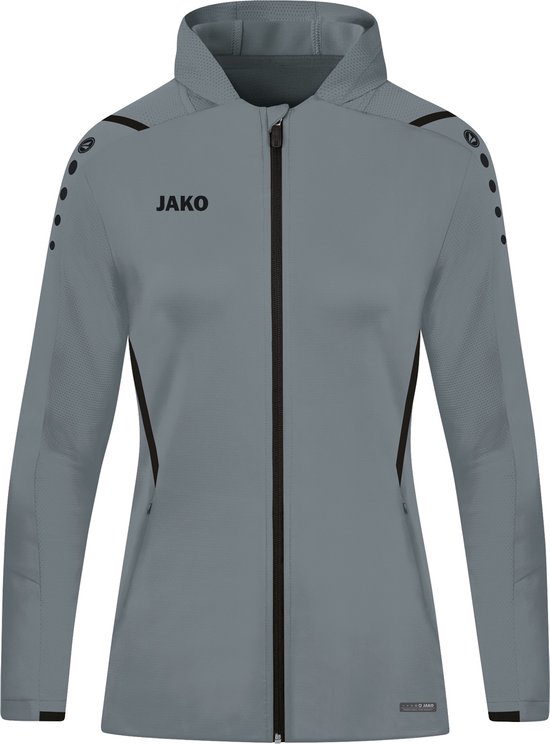 Jako - Challenge Jacket - Grijze Jas Dames-34