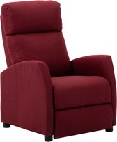 Fauteuil stof wijnrood