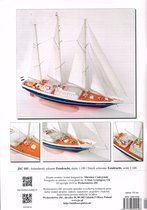 bouwplaat/modelbouw in karton 2 mast schooner Eendracht, schaal 1:100