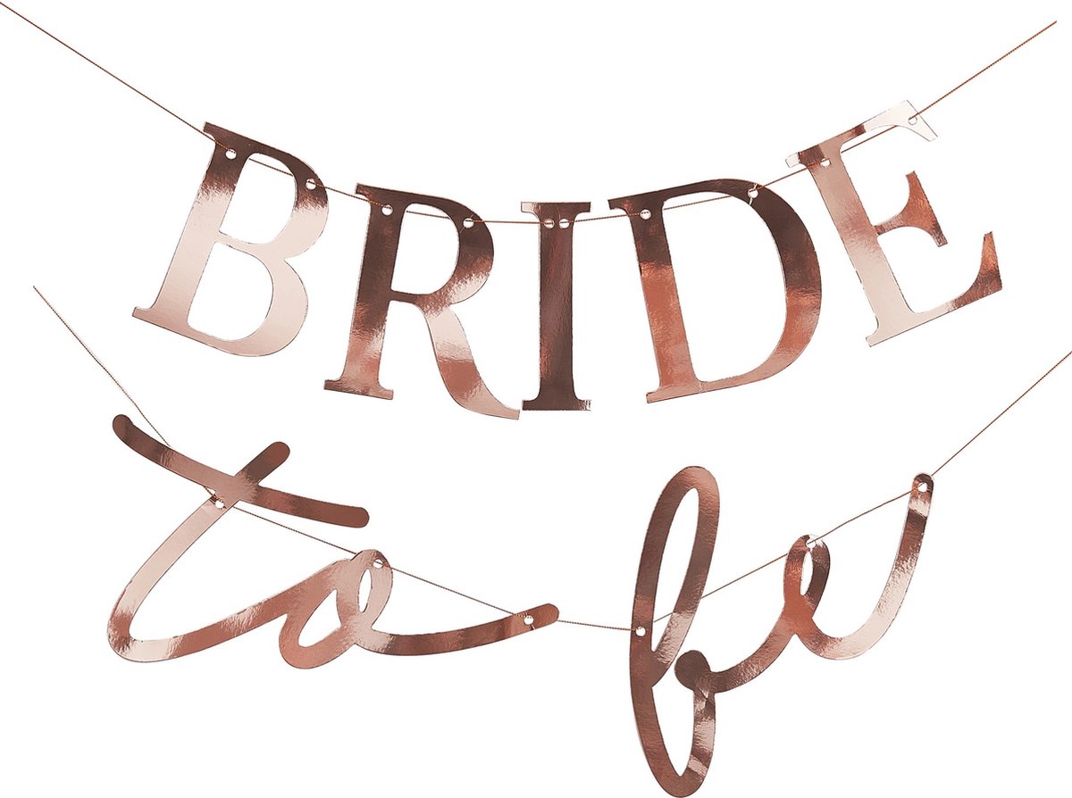 Ginger Ray - Slinger Bride to Be (Rose Gold)