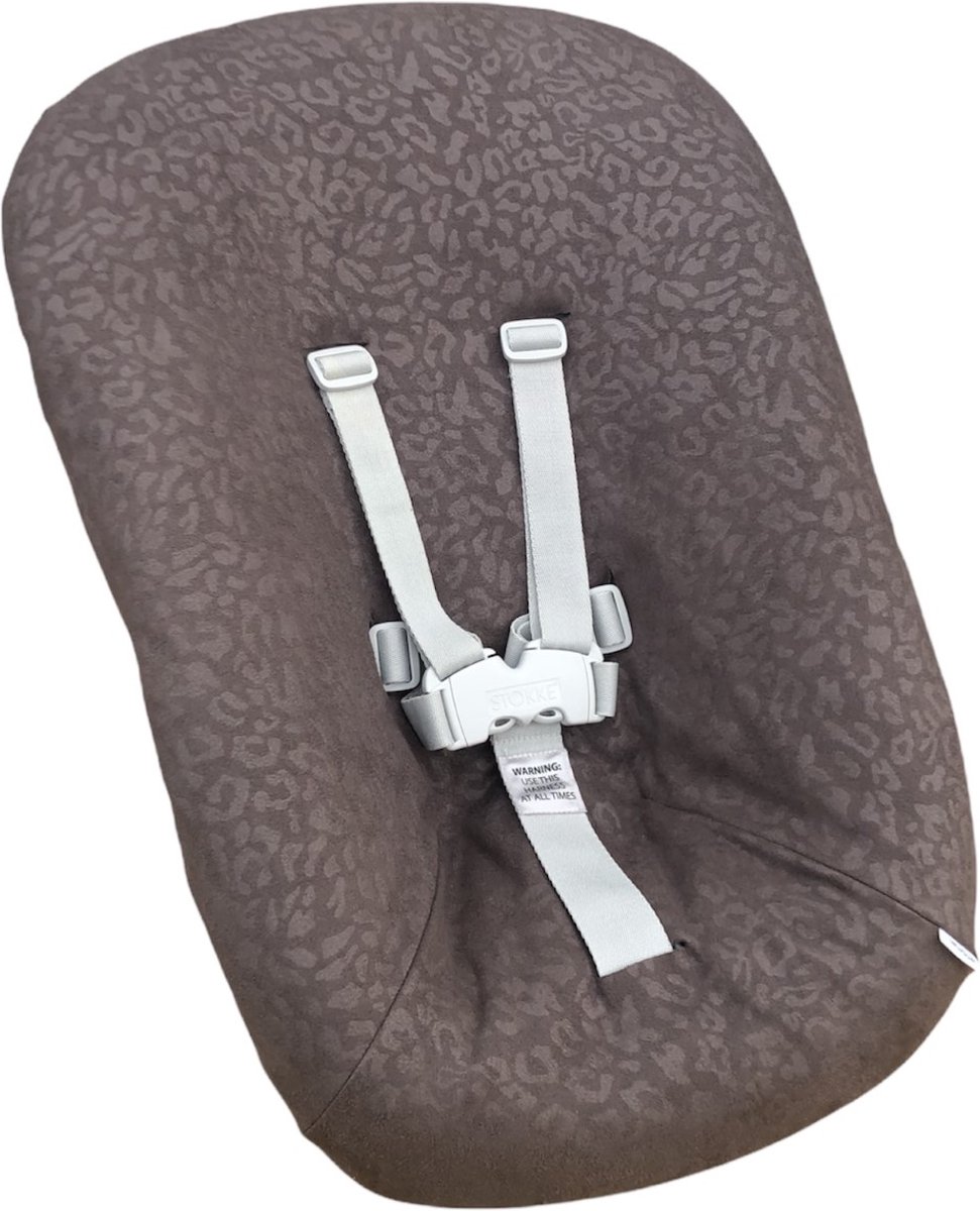 Image of #61 newborn hoes, Chocolade bruin panter, Stokke Tripp Trapp. Ook geschikt voor Kidsmill Up.