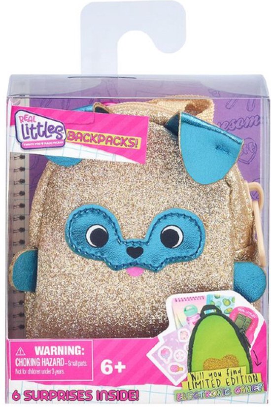 Pug Real Littles Themed Backpack Real Littles)