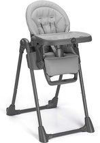 CAM Pappananna Icon High Chair - Kinderstoel - ECO PELLE GRIGIO - Made in Italy