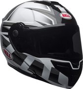 Motorhelm Bell SRT Modulair - zwart wit M