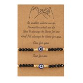 Bixorp Friends Vriendschapsarmbandjes voor 2 met Hamsa Hand - BFF Armband Meisjes - Best Friends Armband Vriendschap Cadeau voor Twee