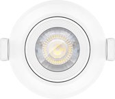 BRAYTRON SPOTLED-G1 - LED inbouwspot dimbaar - 5W - 3000K warm wit licht - Kantelbaar
