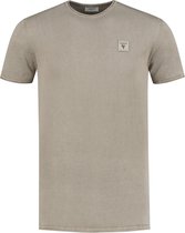 Purewhite -  Heren Regular Fit    Trui  - Bruin - Maat XS