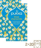 Pukka Thee - Three Chamomile - Voordeelverpakking - 2 x 20 zakjes