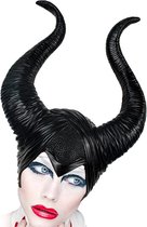 Everygoods Carnaval Latex Maleficent Hoed Hoorns - Boze Koningin Custume Voor Carnaval Parties.