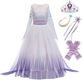 Everygoods Kosplay Elsa Prinsessen Kostuum Meisjes Ijskoningin Jurk Blauw Voor Kerstmis Carnaval Party Halloween 3-11 Jaar