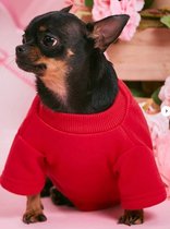 Sweatshirt voor honden en katten - Valentijn - Liefde - Love - Rood