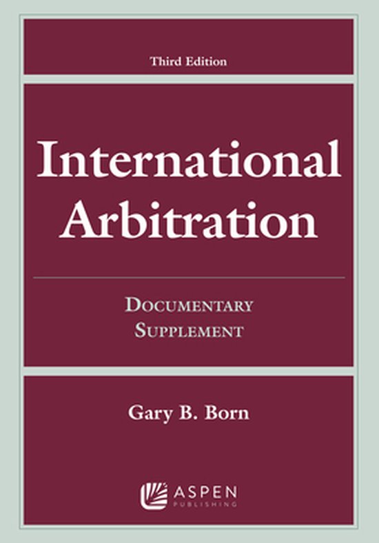 Supplements- International Arbitration - cover
