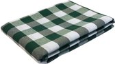 Geruit Tafelkleed Grote ruit groen 140 rond (Strijkvrij) - boerenbont - picknick