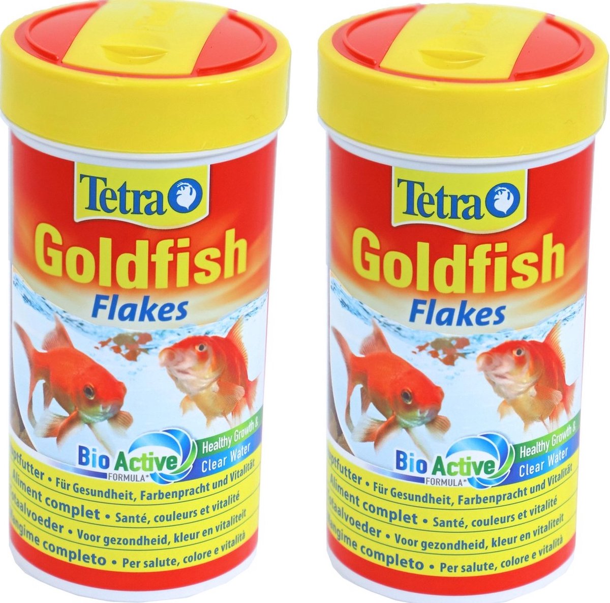 Tetra - Visvoer - Goldfish Flakes - Vissenvoer - 250 ml - 2 stuks
