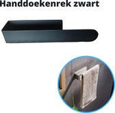 Porte- Handdoeken Homeson - Porte-serviettes - Porte-serviettes Zwart - Facile à accrocher - Porte-serviettes - Porte-serviettes - Porte- Handdoeken - Porte-serviettes - Zwart