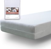 Tural - Protège-matelas avec fermeture éclair Tissu éponge 100% coton. Taille 180x190 / 200 cm (jusqu'à 30 cm)