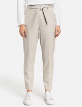 GERRY WEBER Dames Broek met stoffen ceintuur