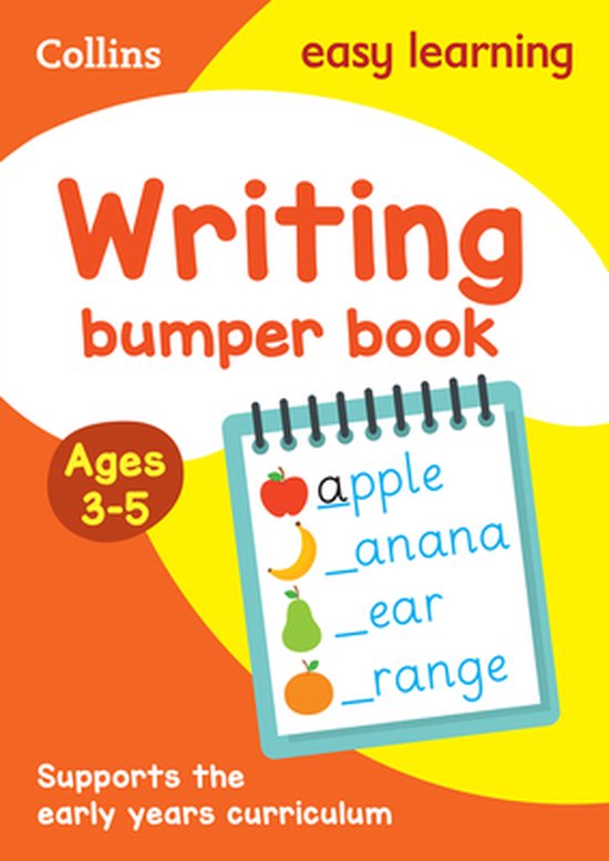 Writing Bumper Book Ages 3-5 | 9780008275419 | Collins Easy Learning ...