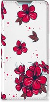Smartphone Hoesje Geschikt voor Samsung Galaxy A53 Mobiel Cover Blossom Red
