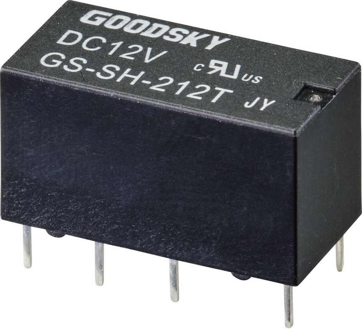 GoodSky GS-SH-212T Printrelais 12 V/DC 2 A 2x wisselcontact 1 stuk(s) Tube