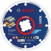 Bosch Accessories 2608900532 X-LOCK Diamanten doorslijpschijf Diameter 115 mm Boordiameter 22.23 mm Metaal 1 stuk(s)