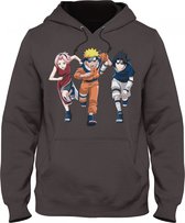 Naruto  - Team Squad Hoodie - Grijs (XXL)